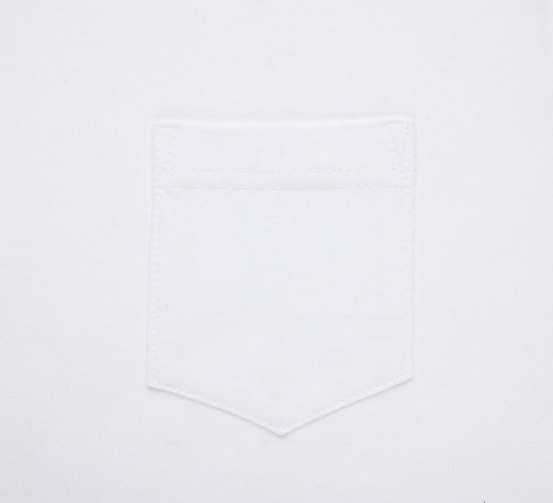 Heavyweight Pocket T-Shirt - White (2 Pack) - 4