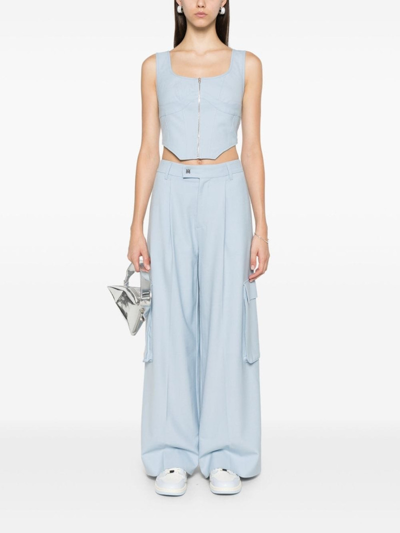 AMIRI zip-up corset outlook