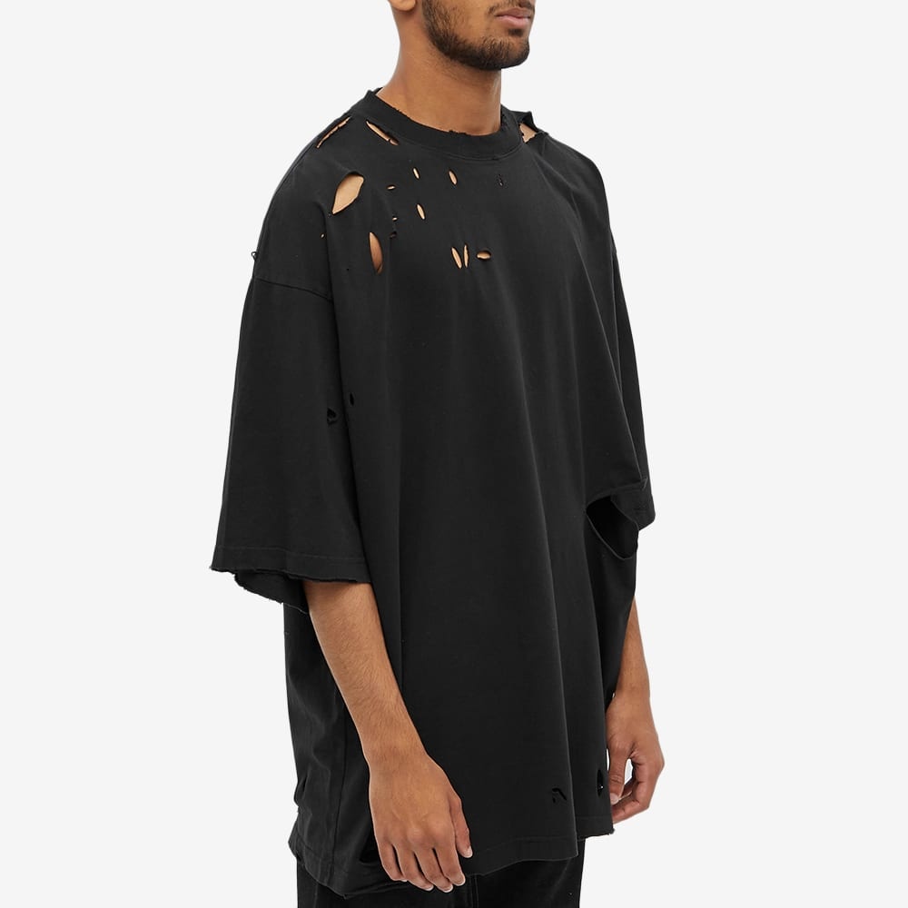 Balenciaga Oversized Distressed Tee - 4