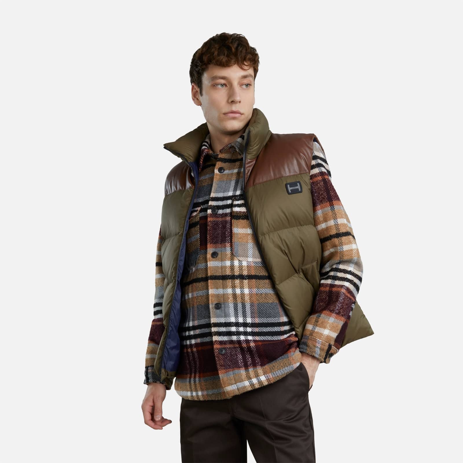 Down Gilet Green - 4