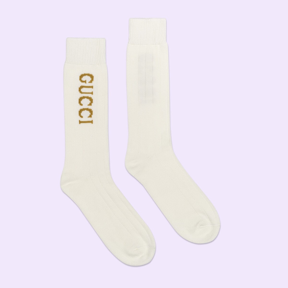 Long knit cotton socks - 2