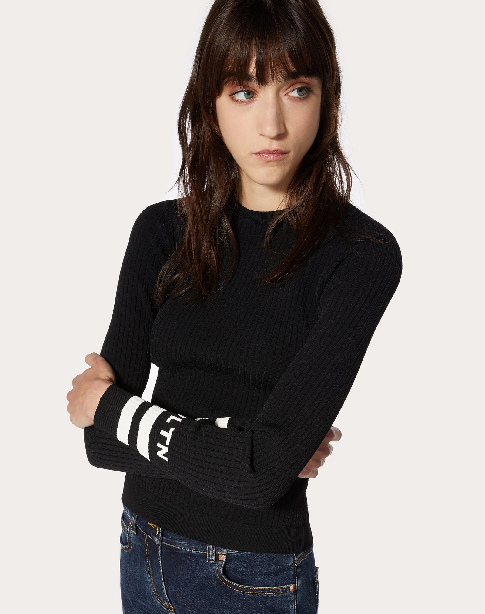 VLTN Stretch-Viscose Sweater - 5