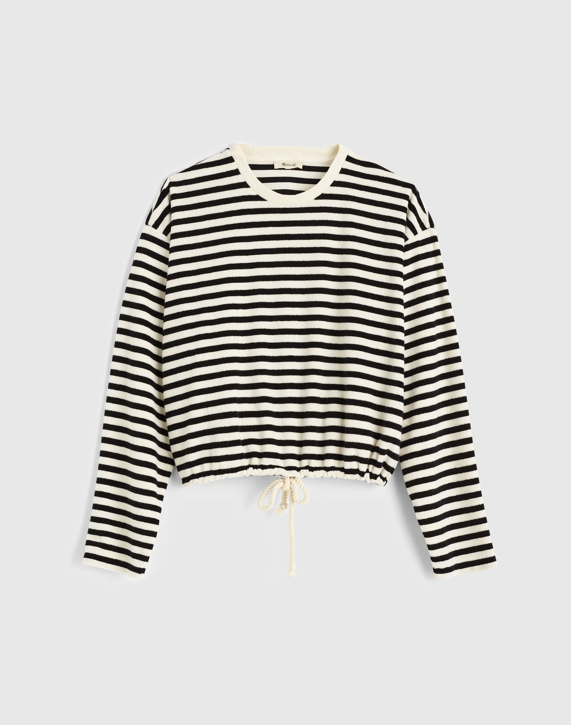 Tie-Waist Top in Terry - 1