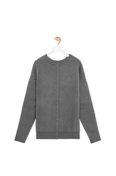 Loewe Open back sweater in wool outlook