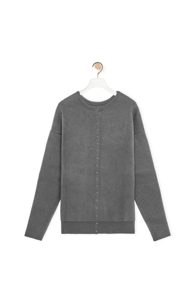 Loewe Open back sweater in wool outlook