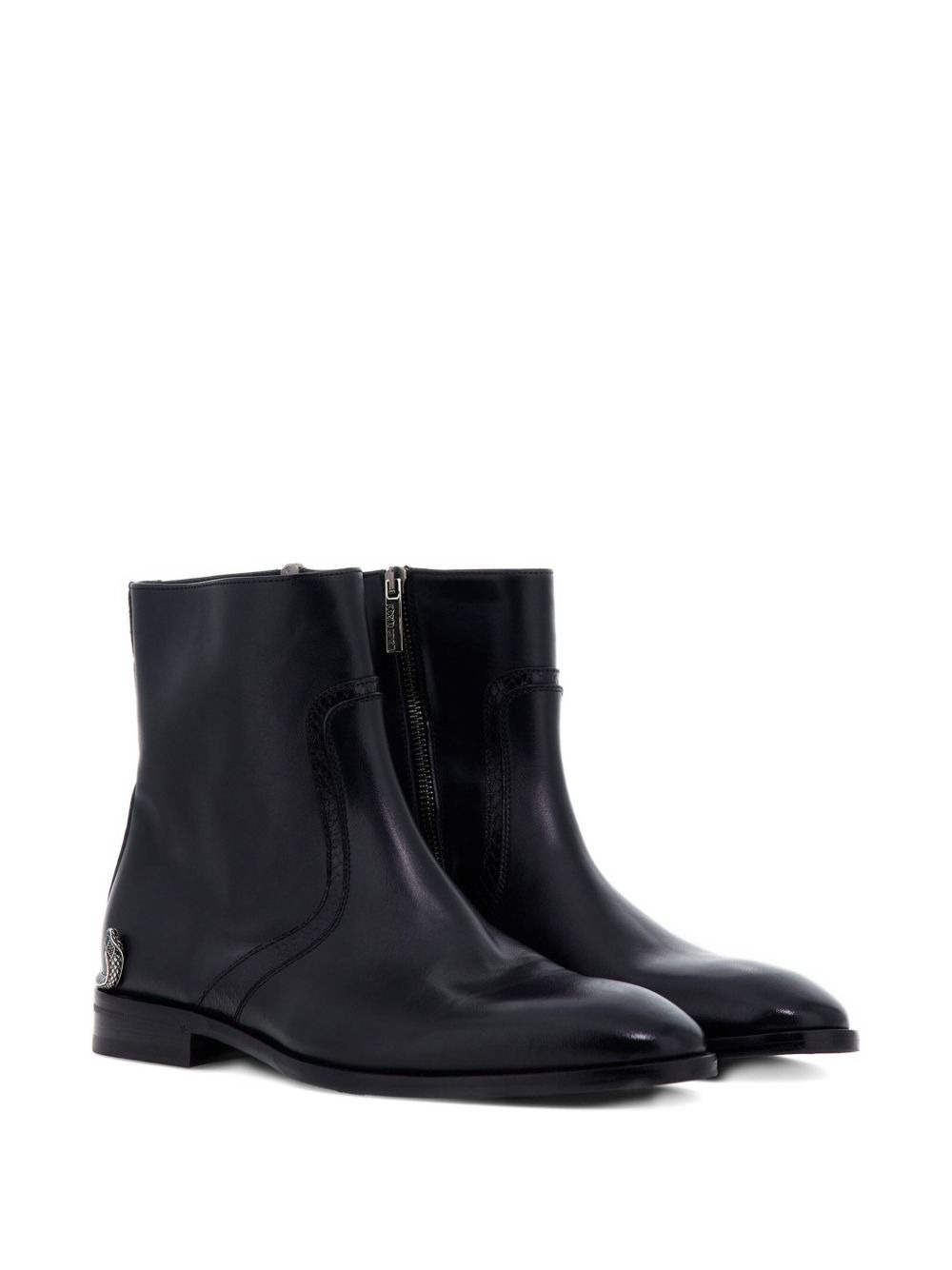 leather ankle boots - 2