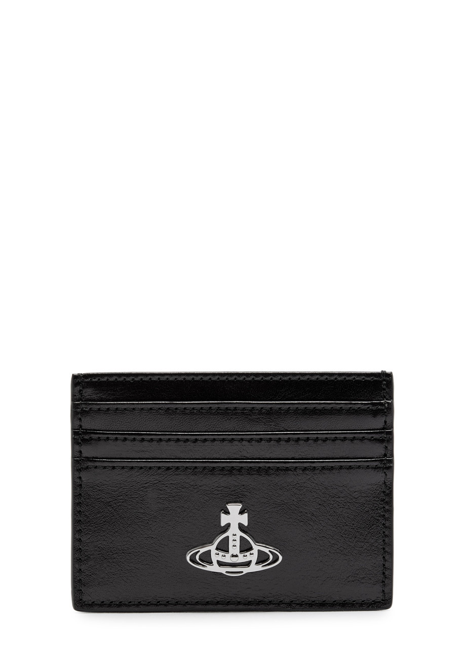 Vivienne Westwood Orb Grained Leather Card Holder - 1
