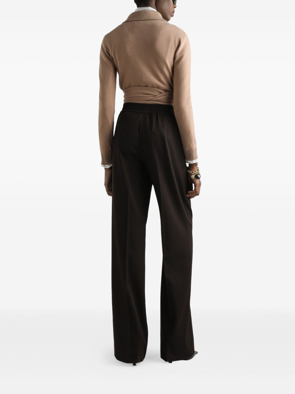 elastic-waistband trousers - 3