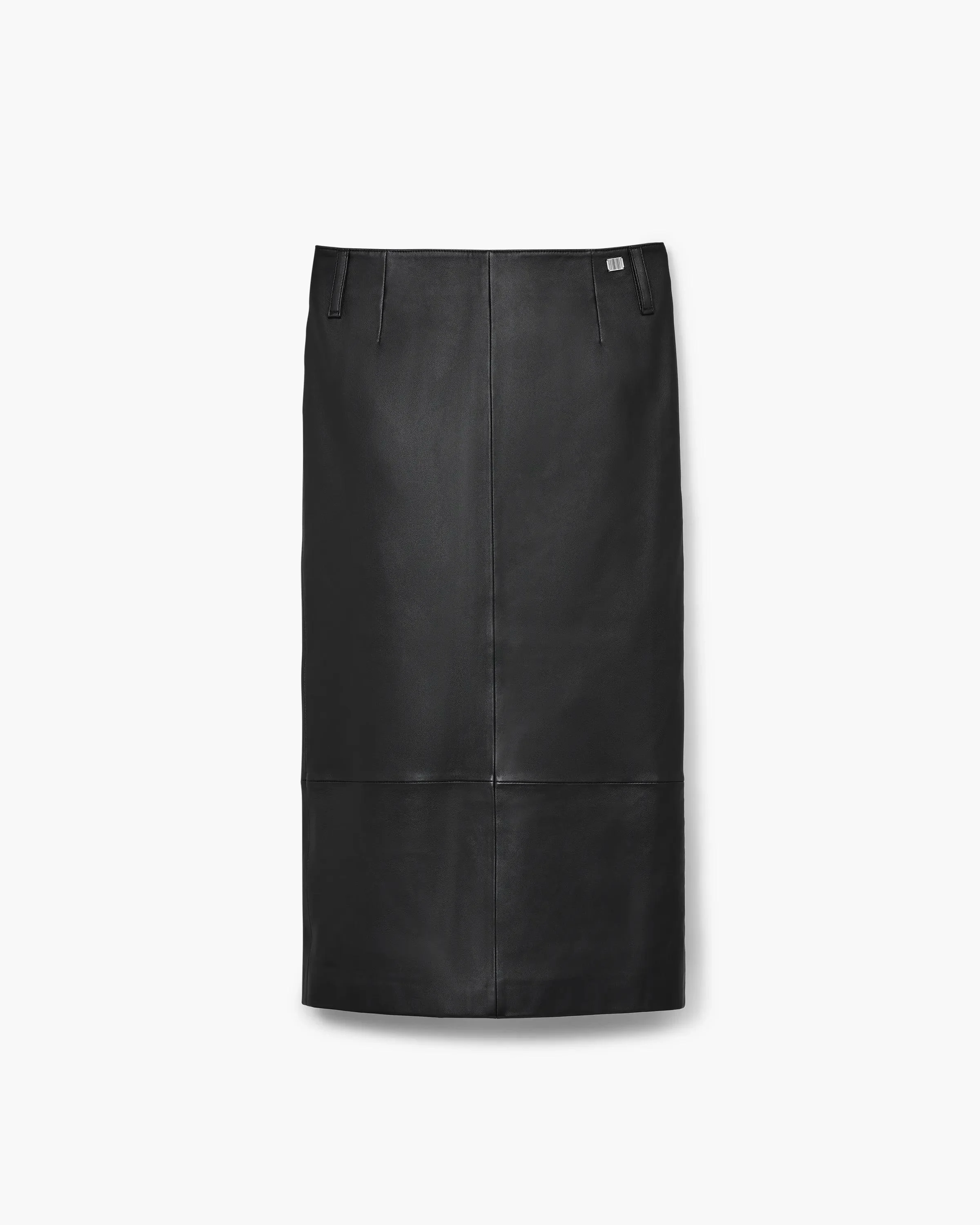LEATHER SLIM SKIRT - 1