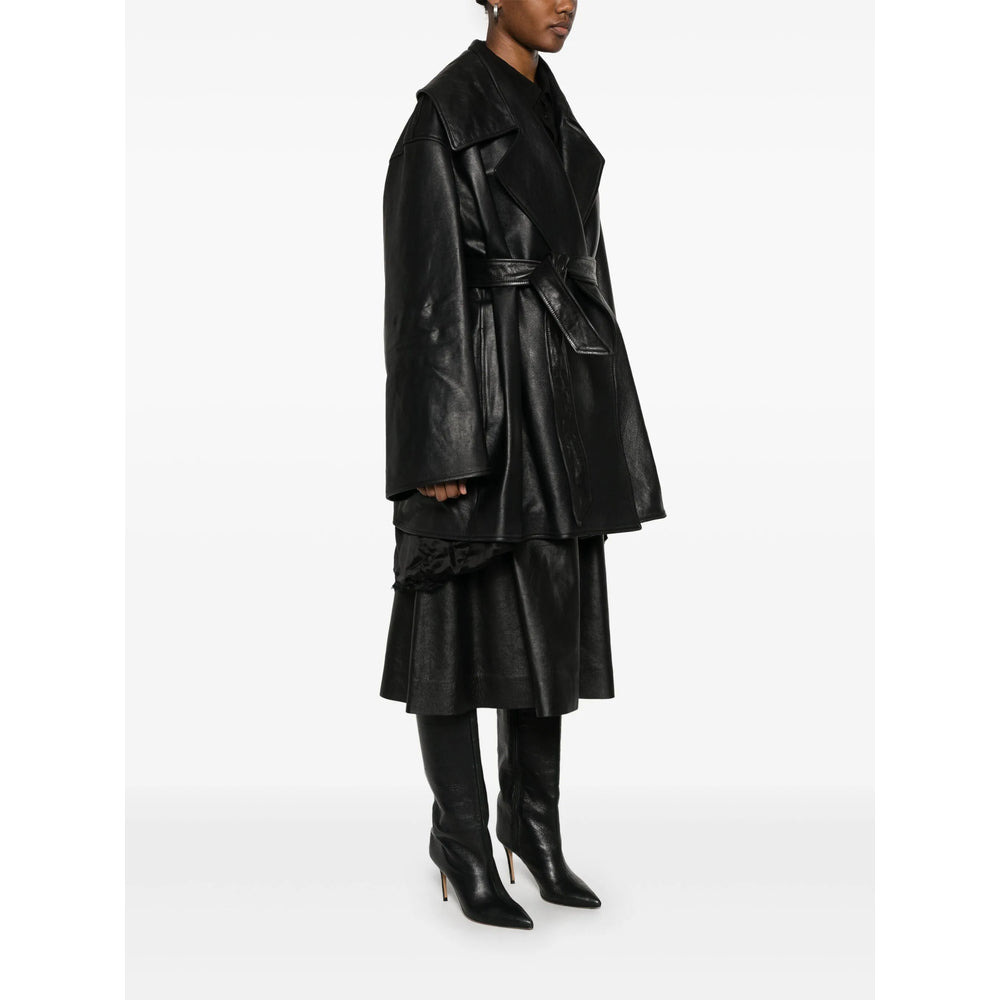 Balenciaga Black Jackets - Leather Jackets Women - 5