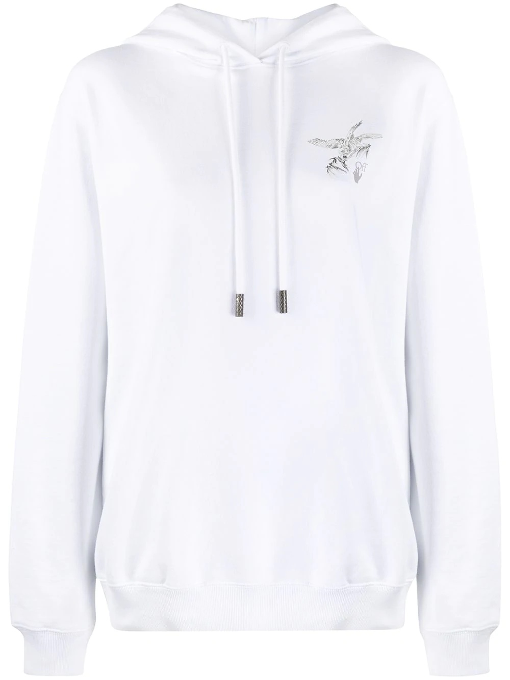 reflective-detail Arrows hoodie - 1