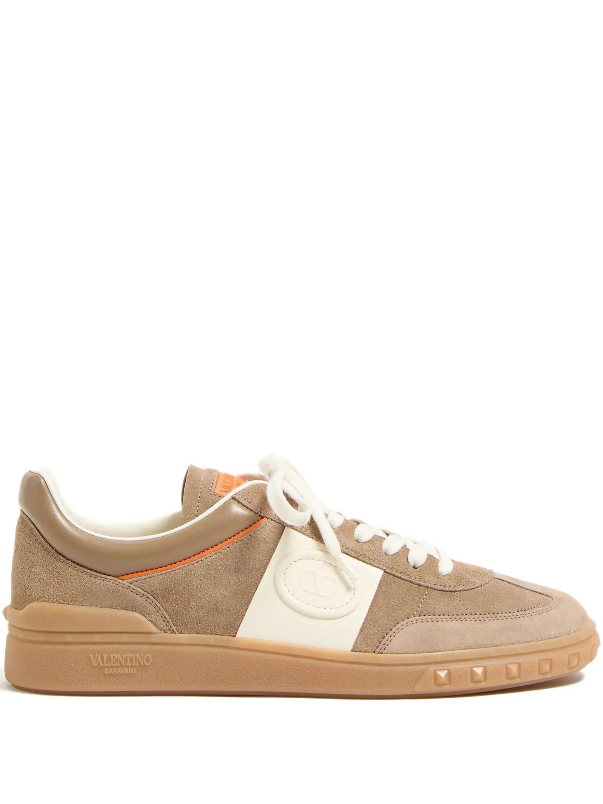 Upvillage Low Top Trainer In Split Leather And Calfskin Nappa Leather - 1