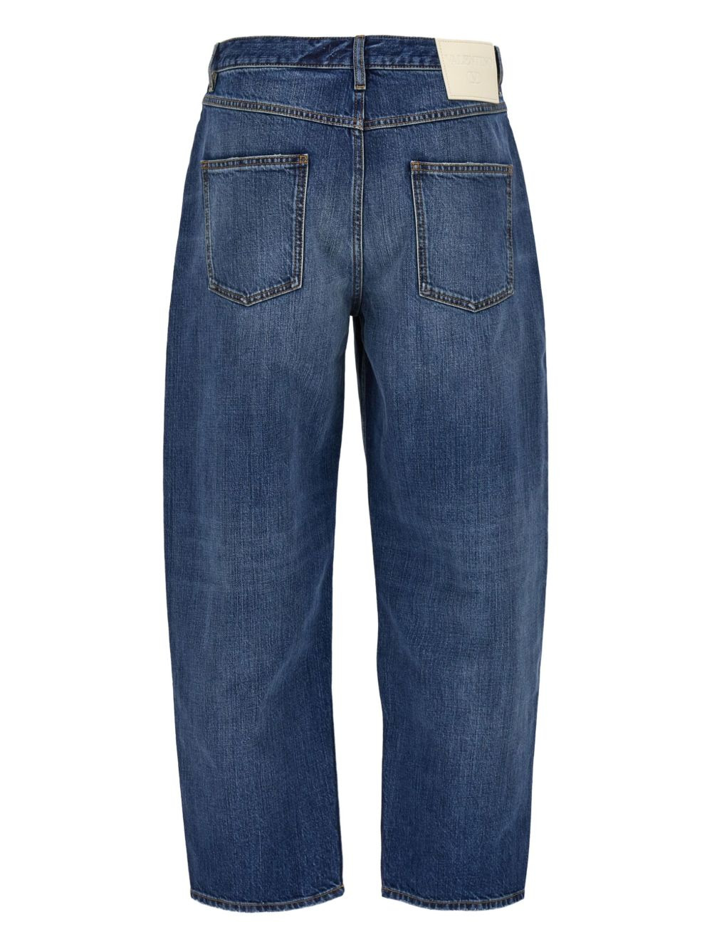 logo-patch loose-fit jeans - 2