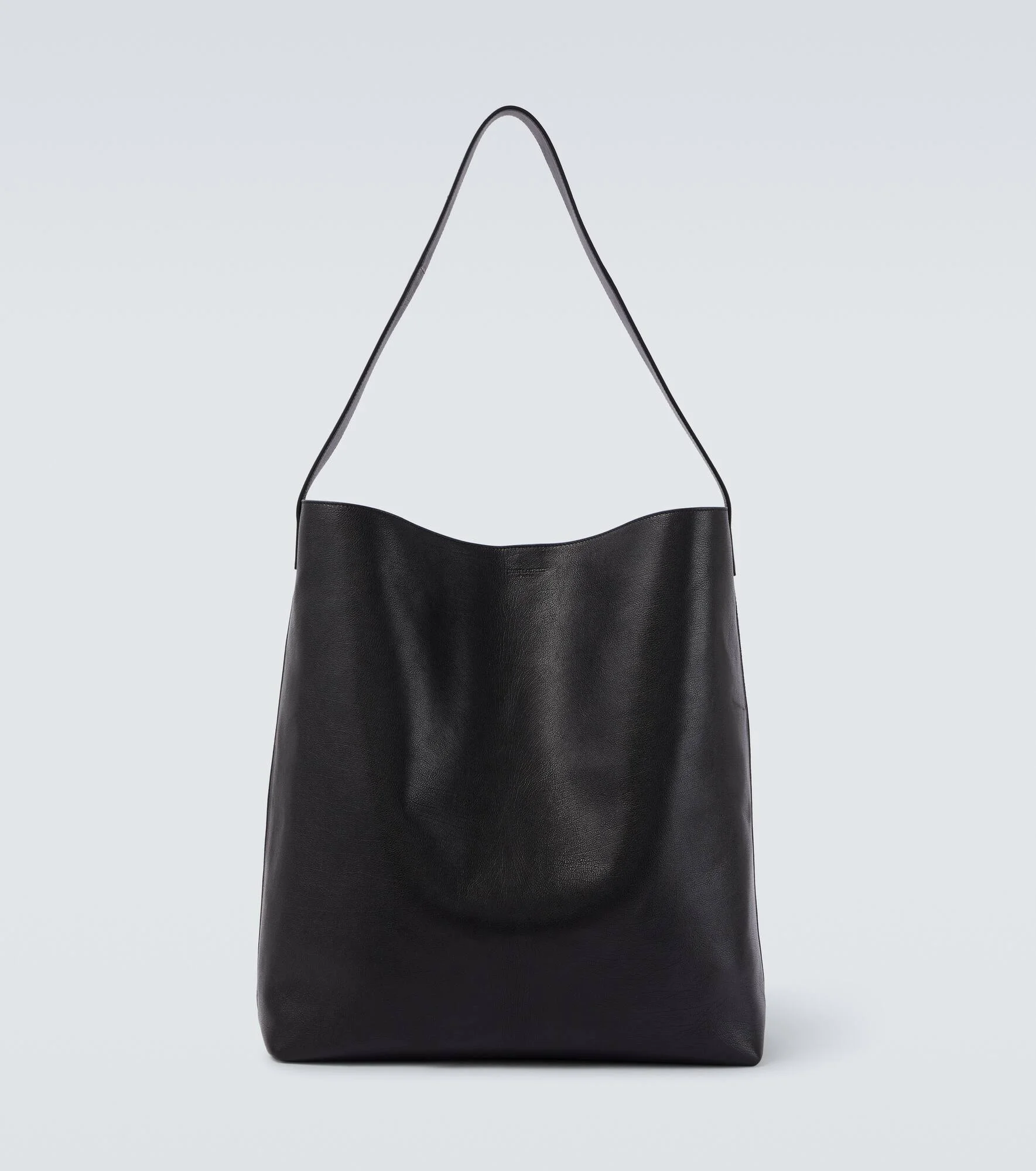Bold leather tote bag - 1