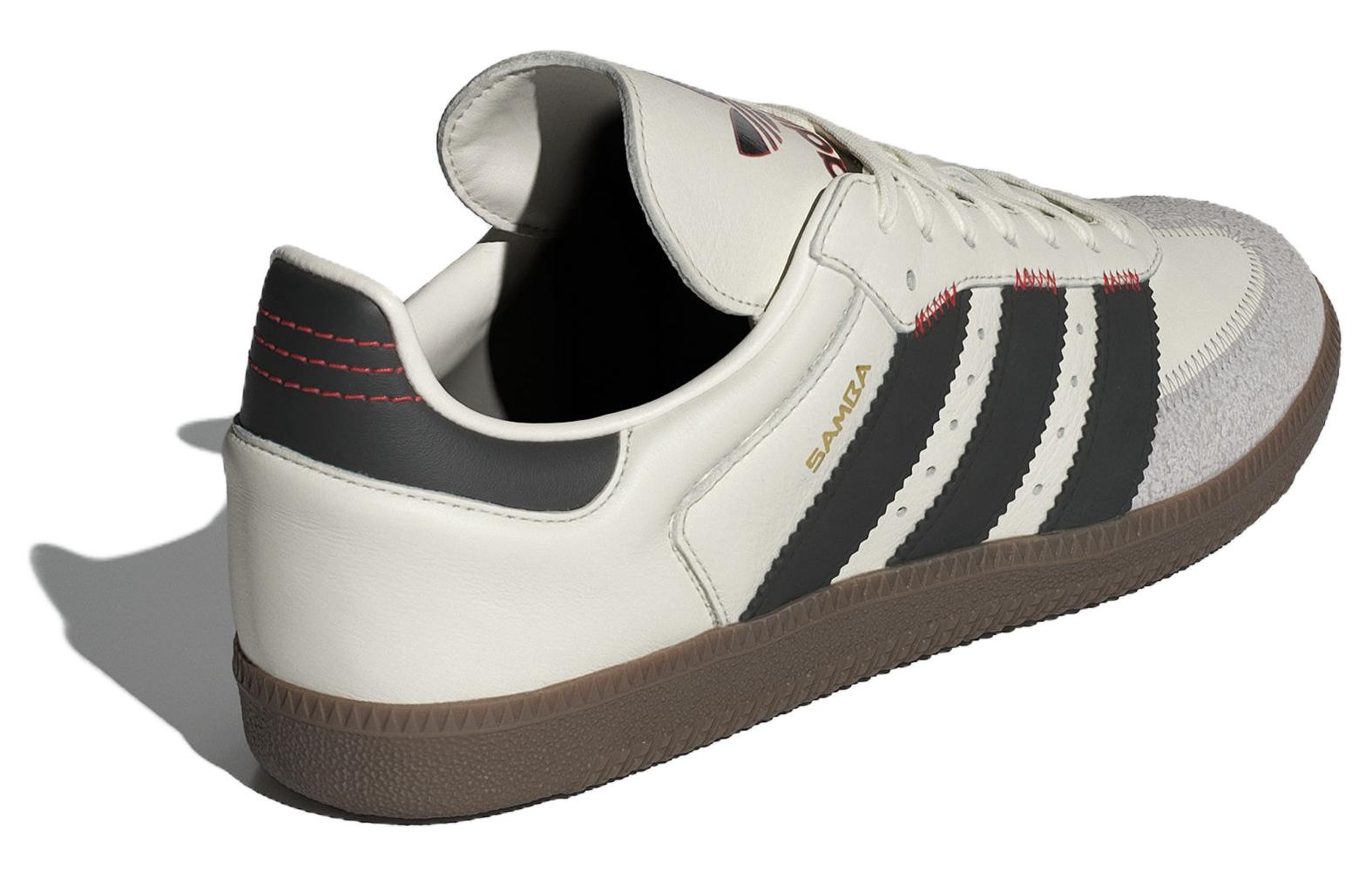 adidas originals Samba OG 'Grey Black Gold Metallic Gum' IF1810 - 4