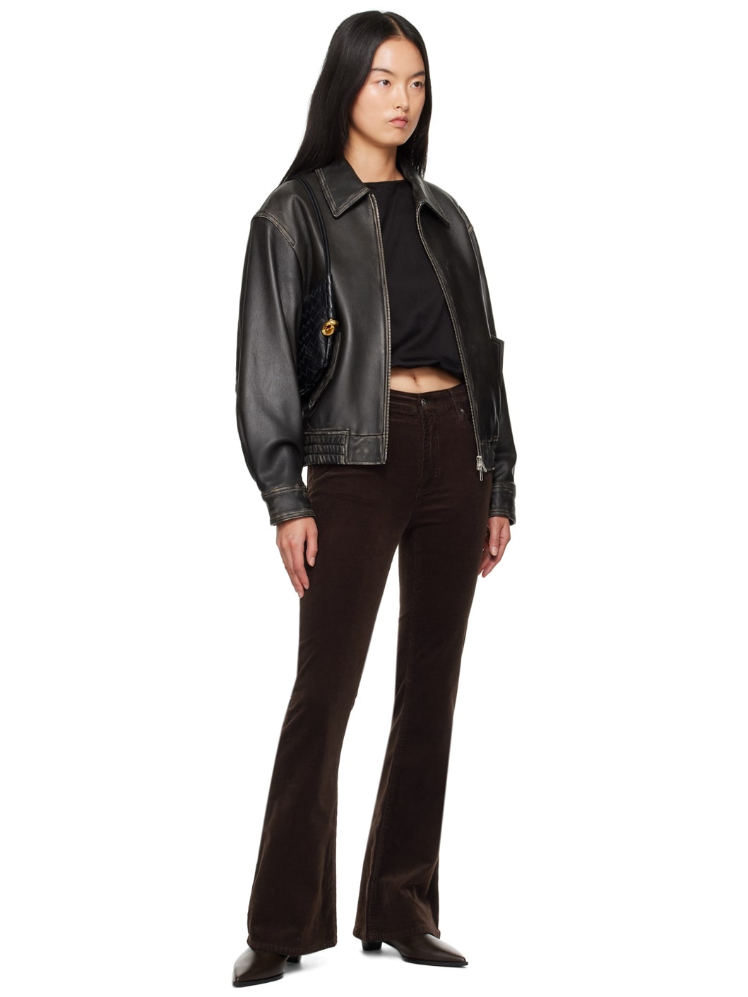 Brown 'Le Easy Flare' Jeans - 4