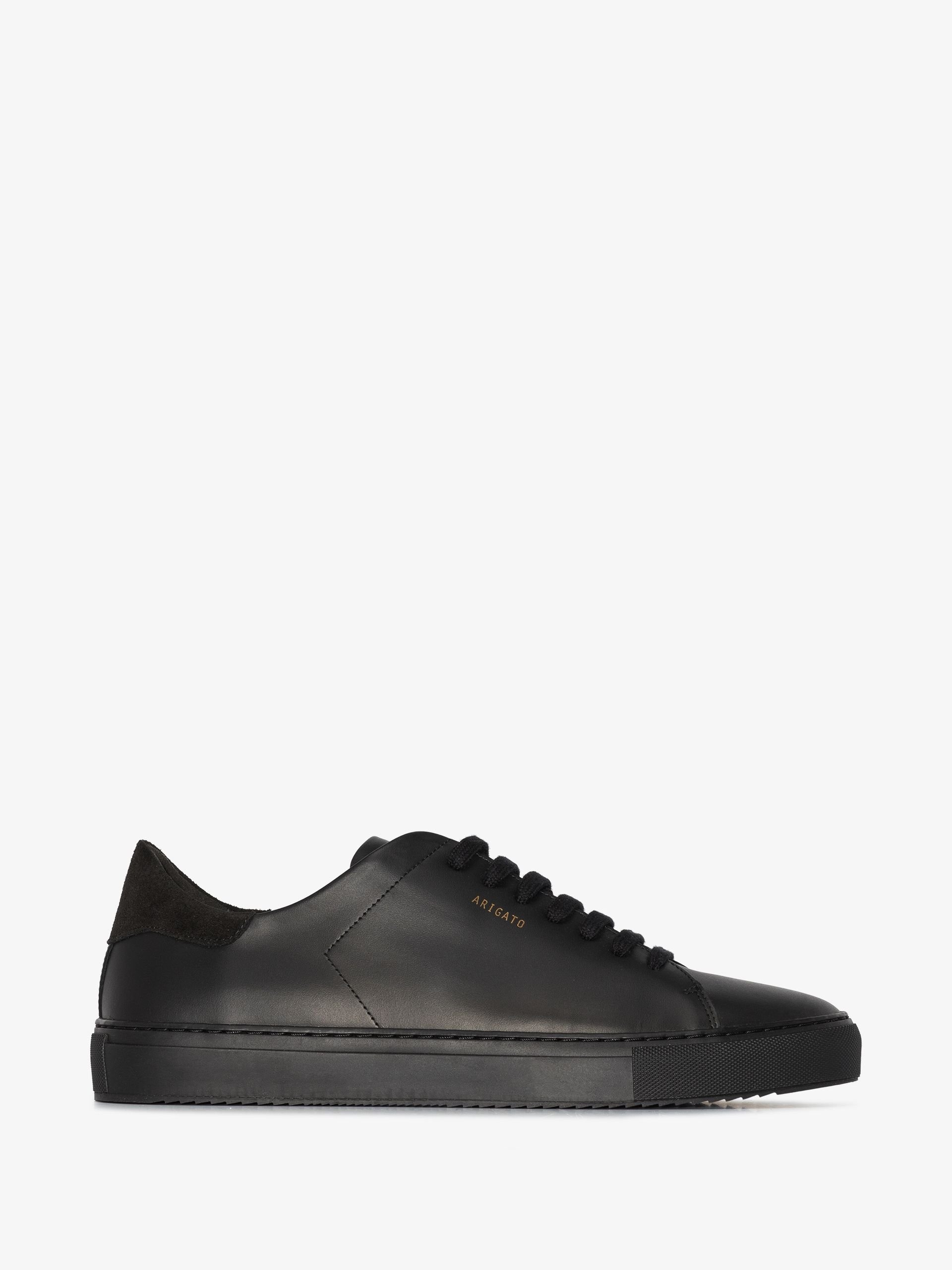 black Clean 90 low top leather sneakers - 1