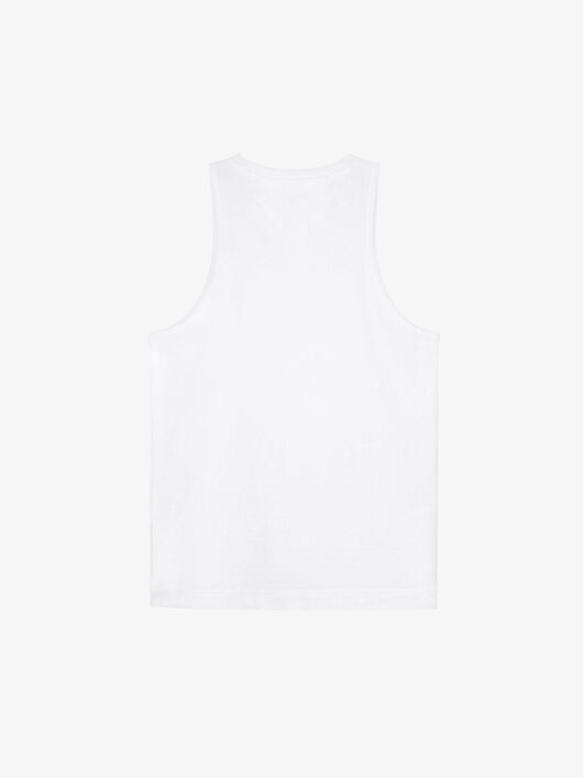 SLIM FIT TANK TOP WITH SQUARE COLLAR - 2