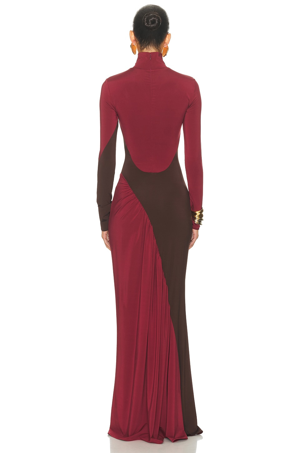 The Abstraction Color Blocked Jersey Dress - 4