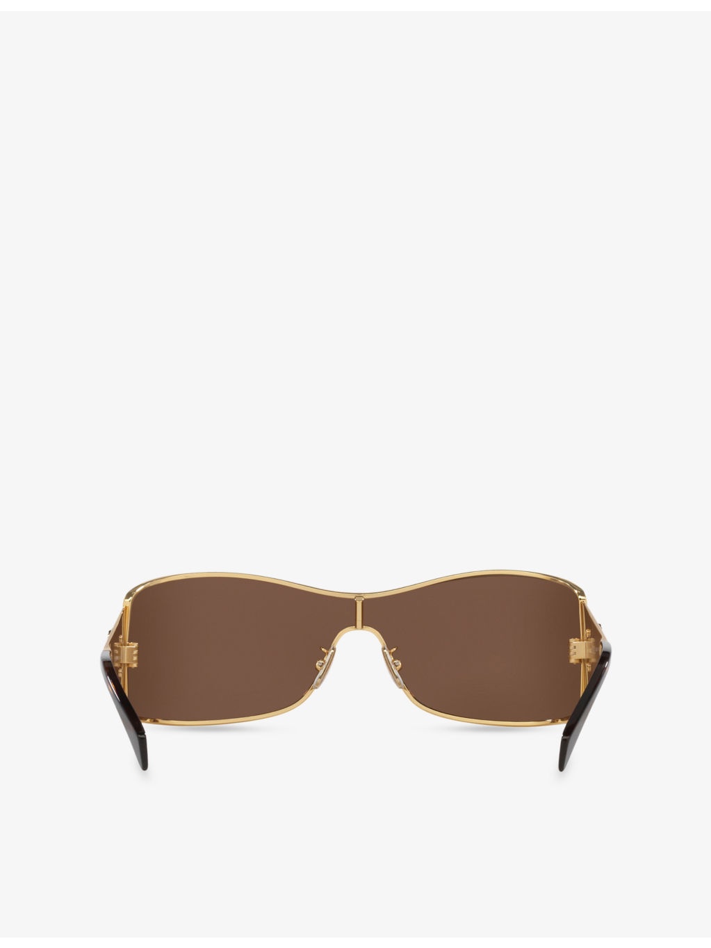 CL40283U Maxi Metal Triomphe Shield-Frame Metal Sunglasses - 3