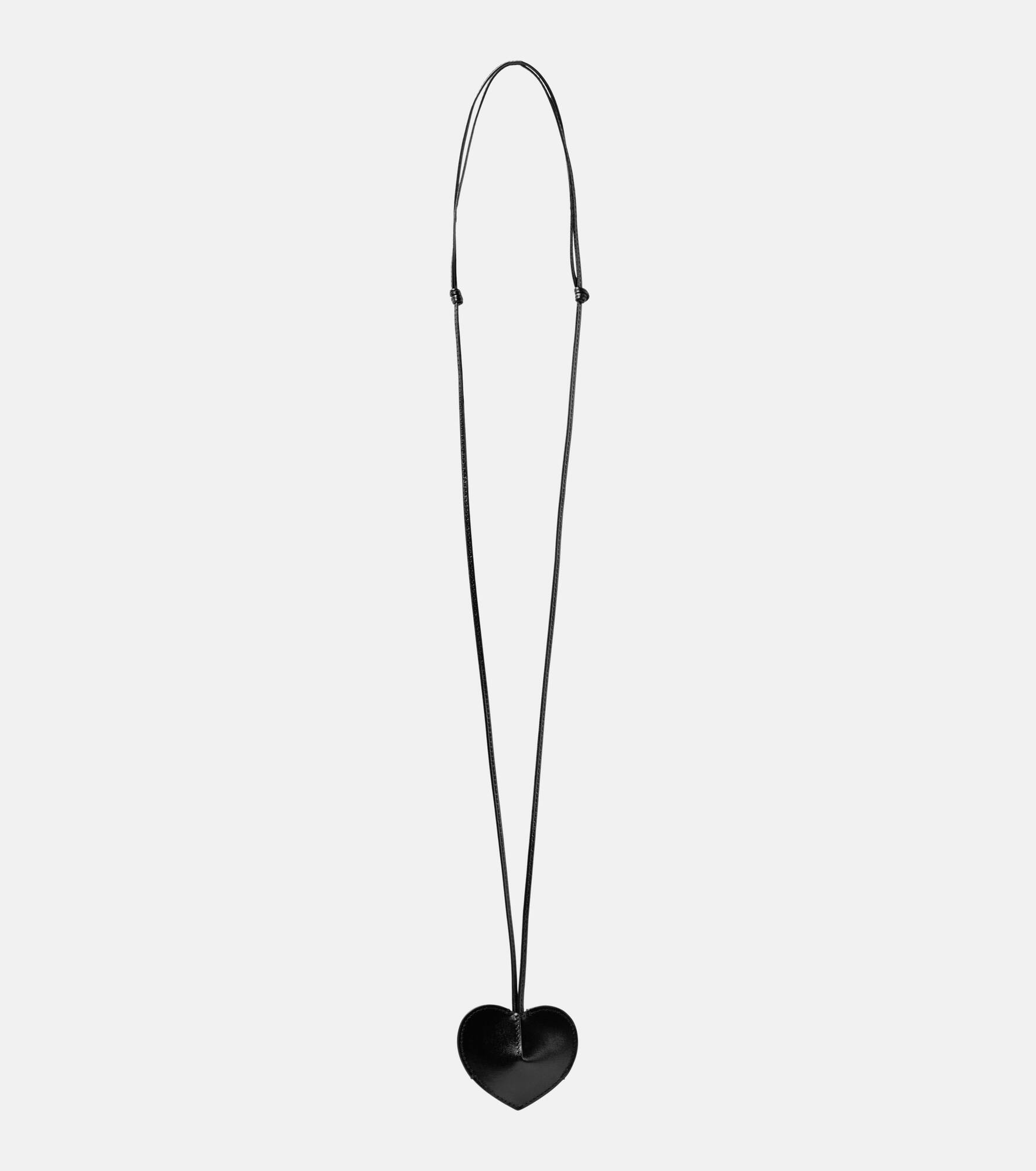 Le Coeur leather bag charm - 3