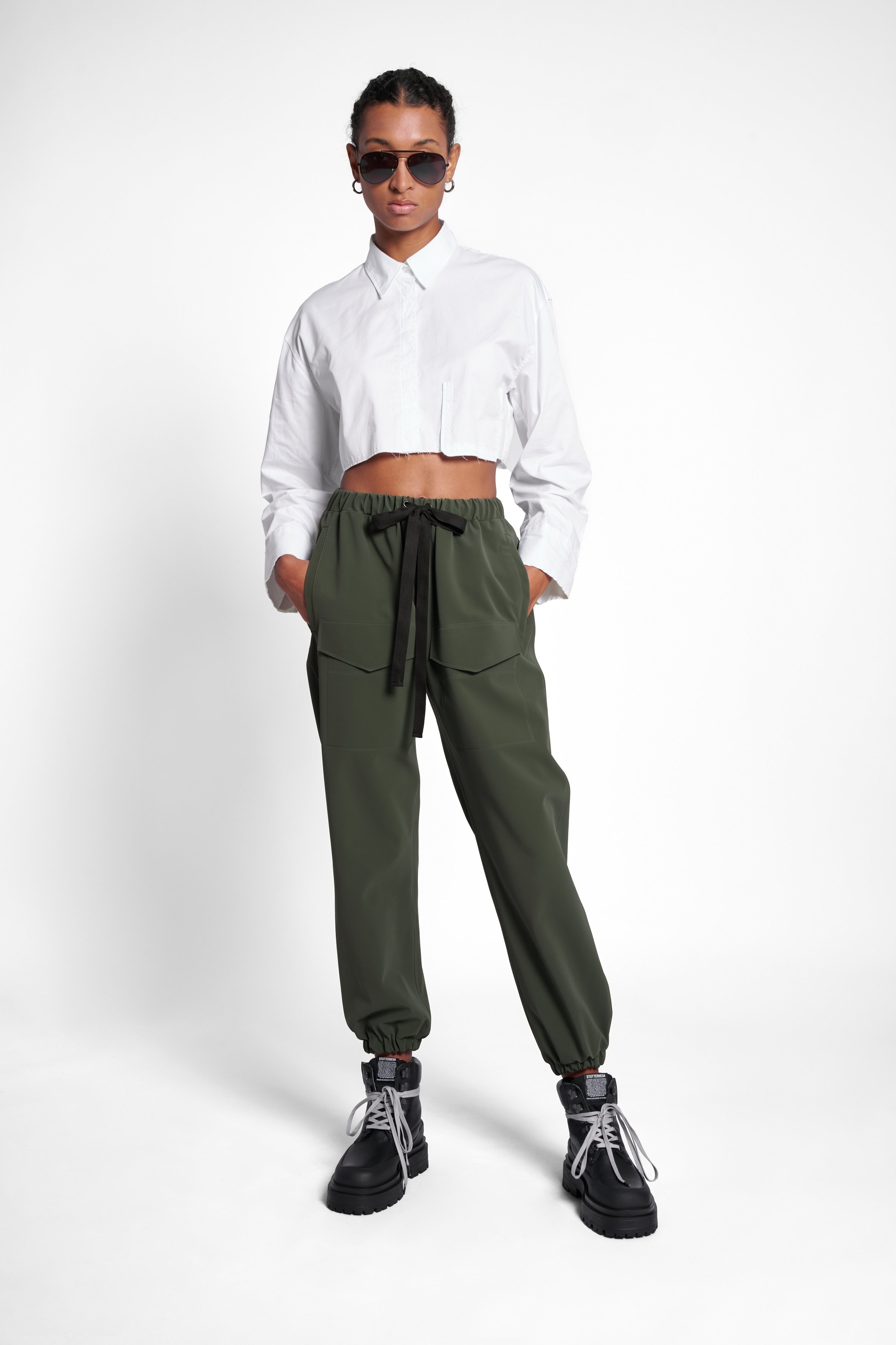 Dala Matte Trousers Green - 2