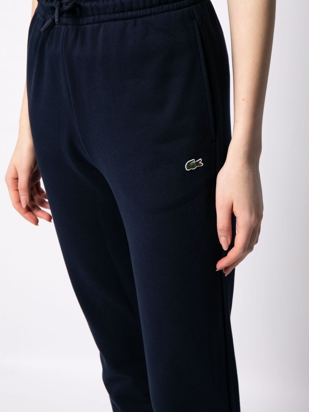 high-waist cotton track pant - 5