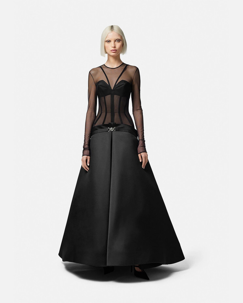 Medusa '95 Bustier Box Pleat Gown 3