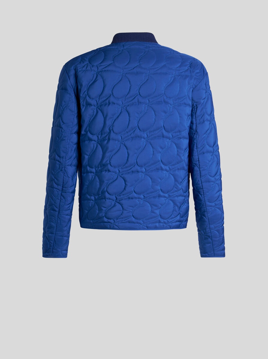 QUILTED PAISLEY BOMBER JACKET - 5