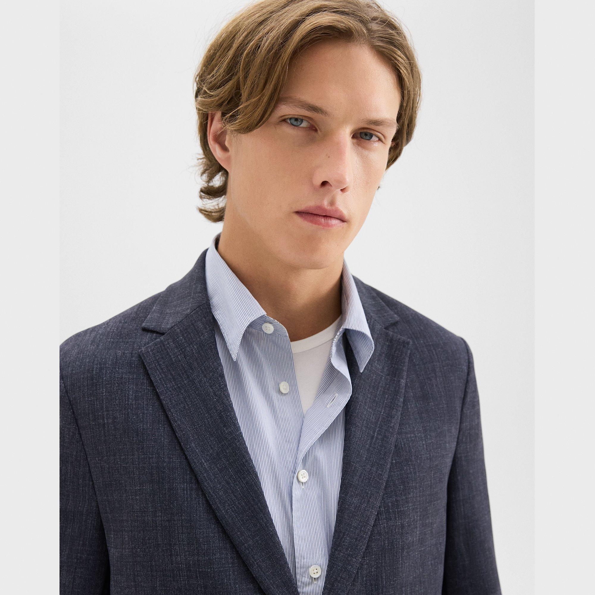 Clinton Blazer in Herringbone Precision Ponte - 5