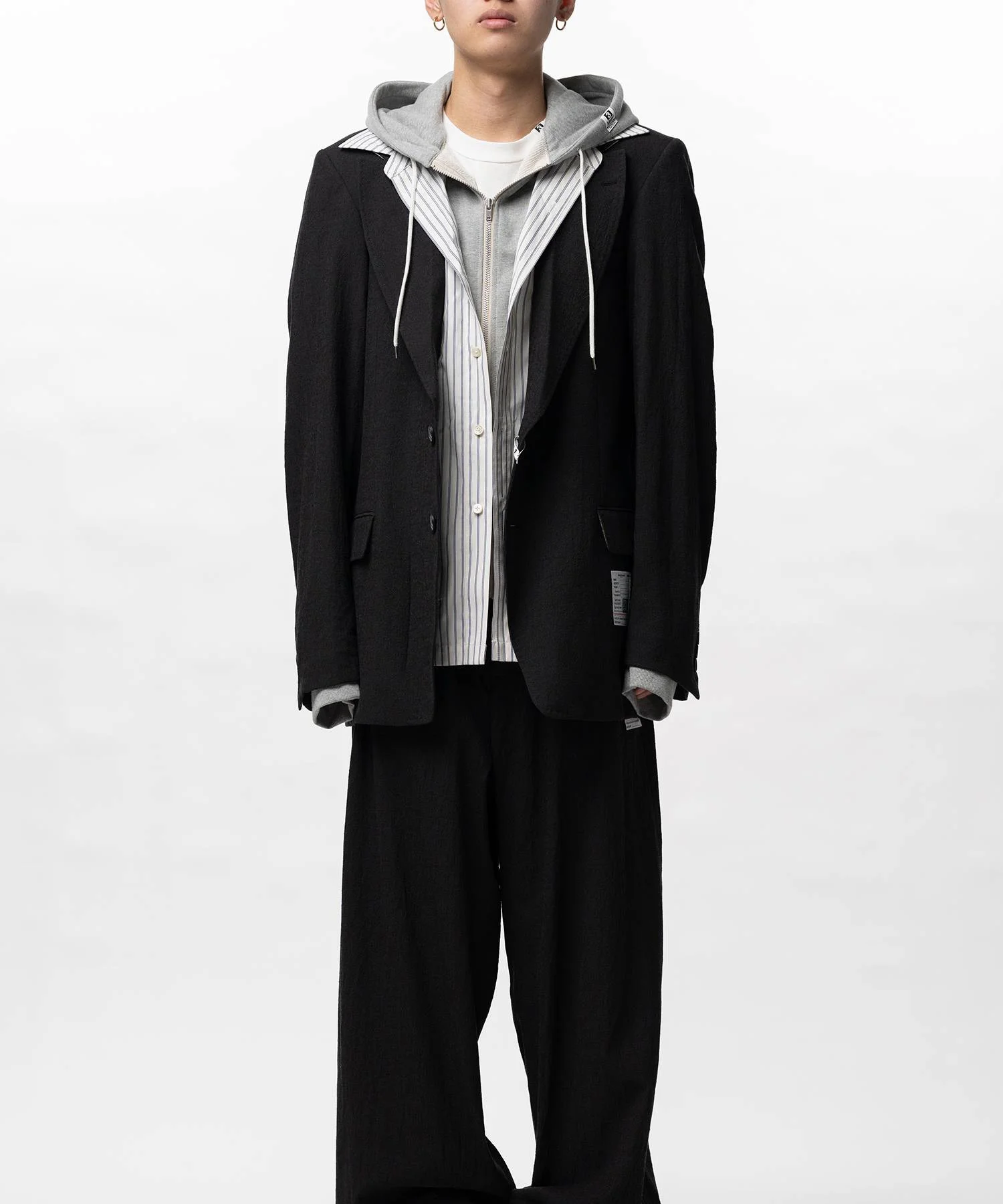 Mix Layered Wool Jacket - 1