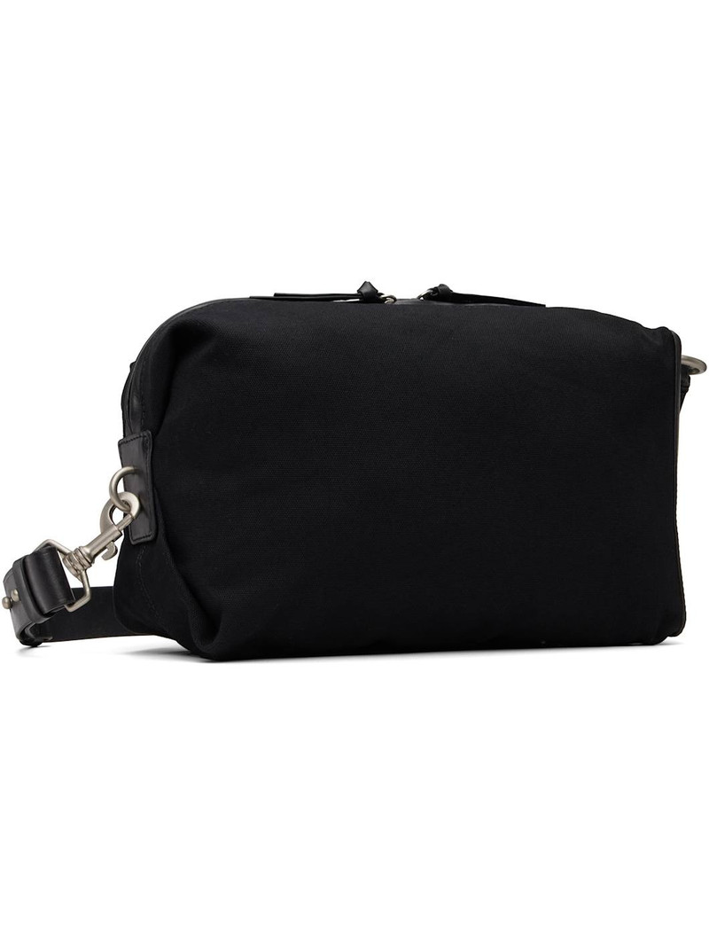 Dries Van Noten Black Cotton Messenger Bag outlook