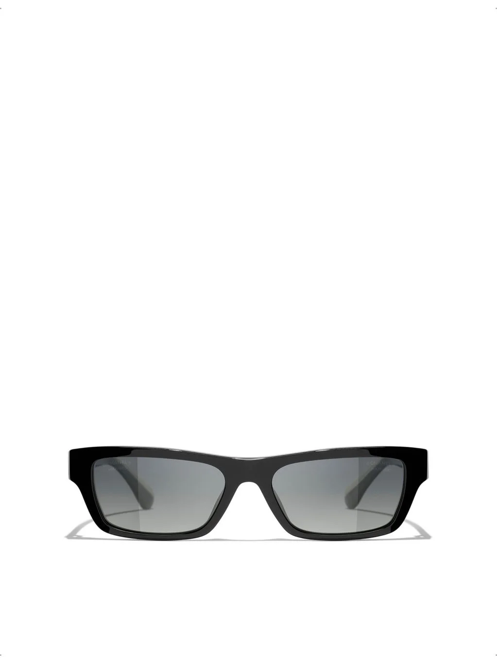 CH5564B Rectangular-Frame Acetate Sunglasses - 1