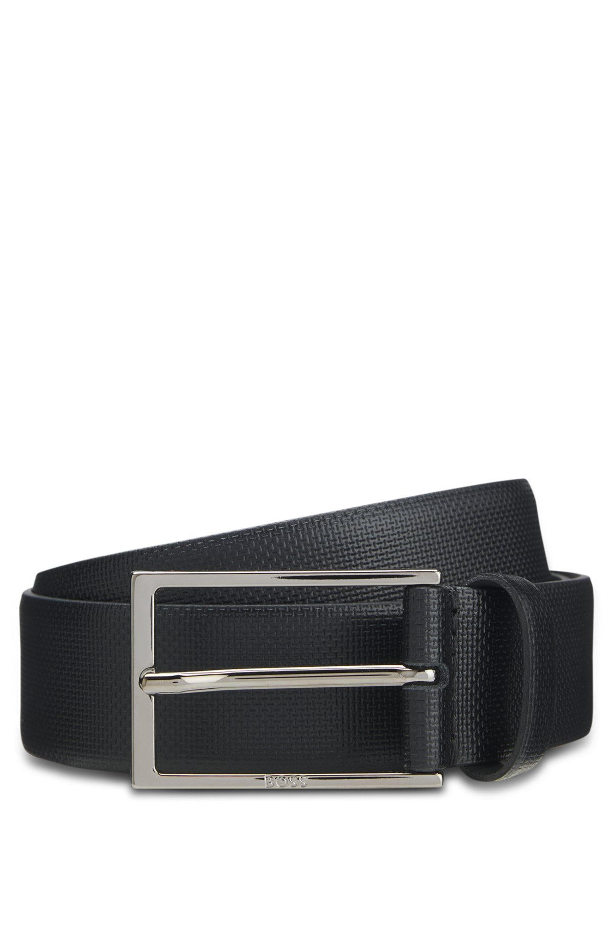 BELT BAG WITH TRIMS IN PRINTED ITALIAN LEATHER - 1