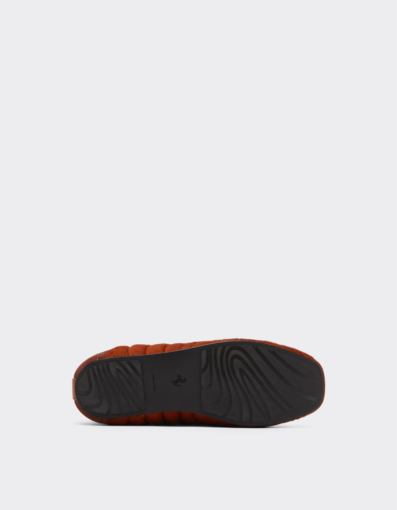 Running trainers in leather, suede and cowhide 5