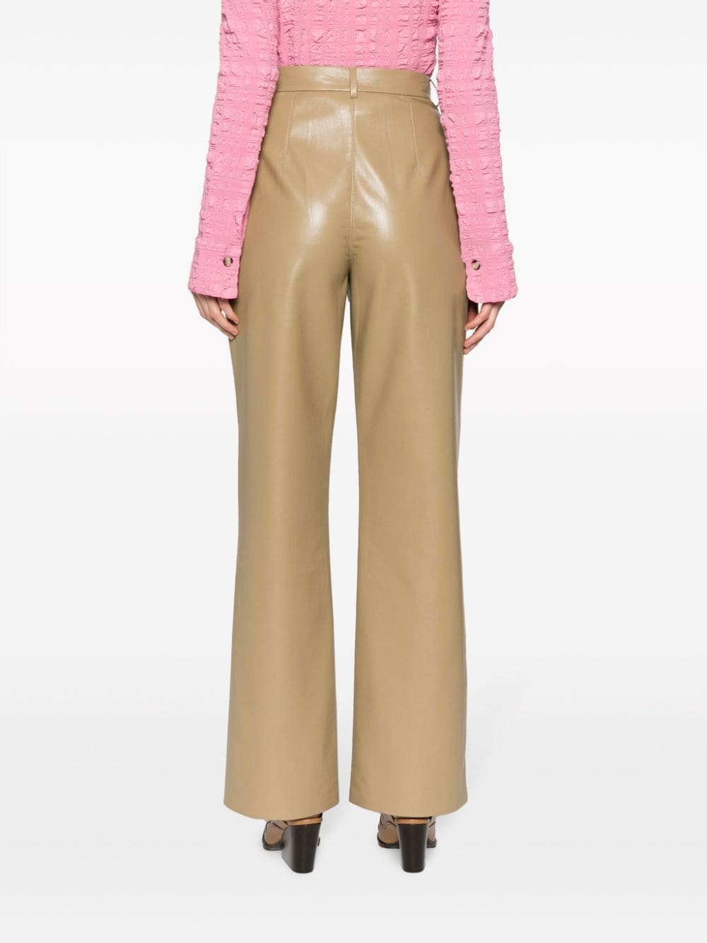 Leena faux-leather trousers - 4