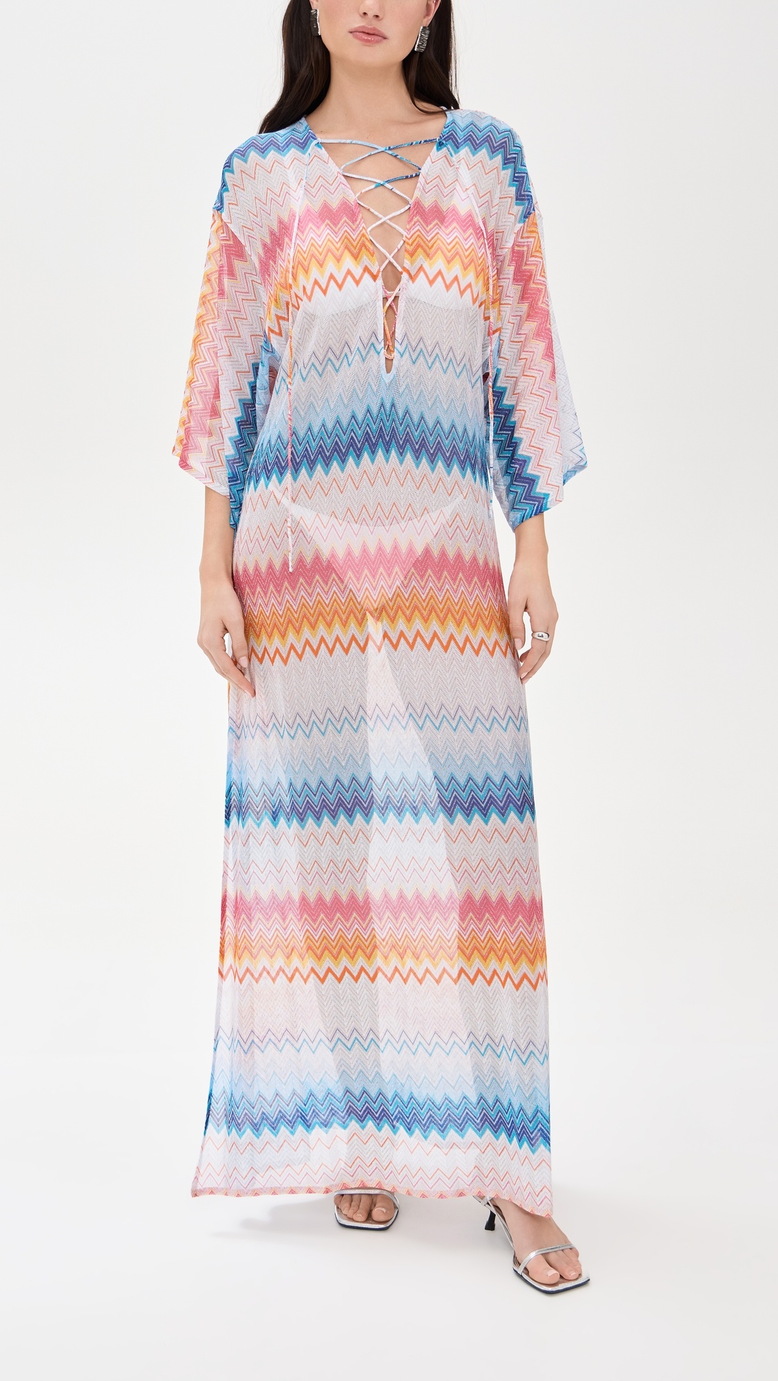 Long Cover Up Caftan - 6