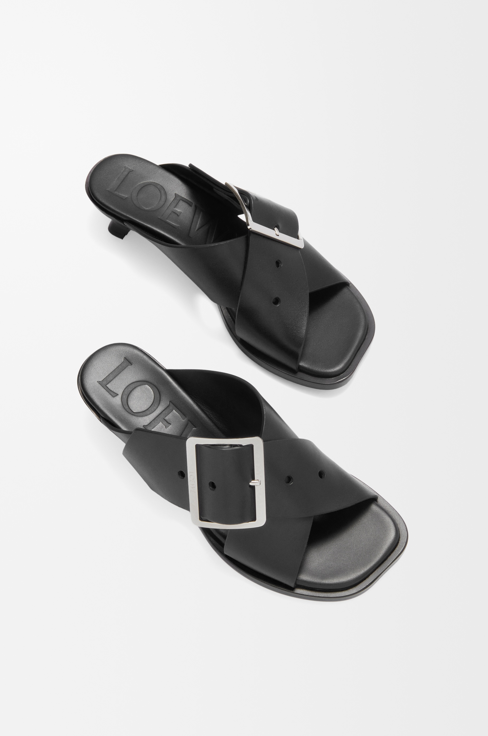 Petal Belt sandal in vegetable-tanned calfskin - 4