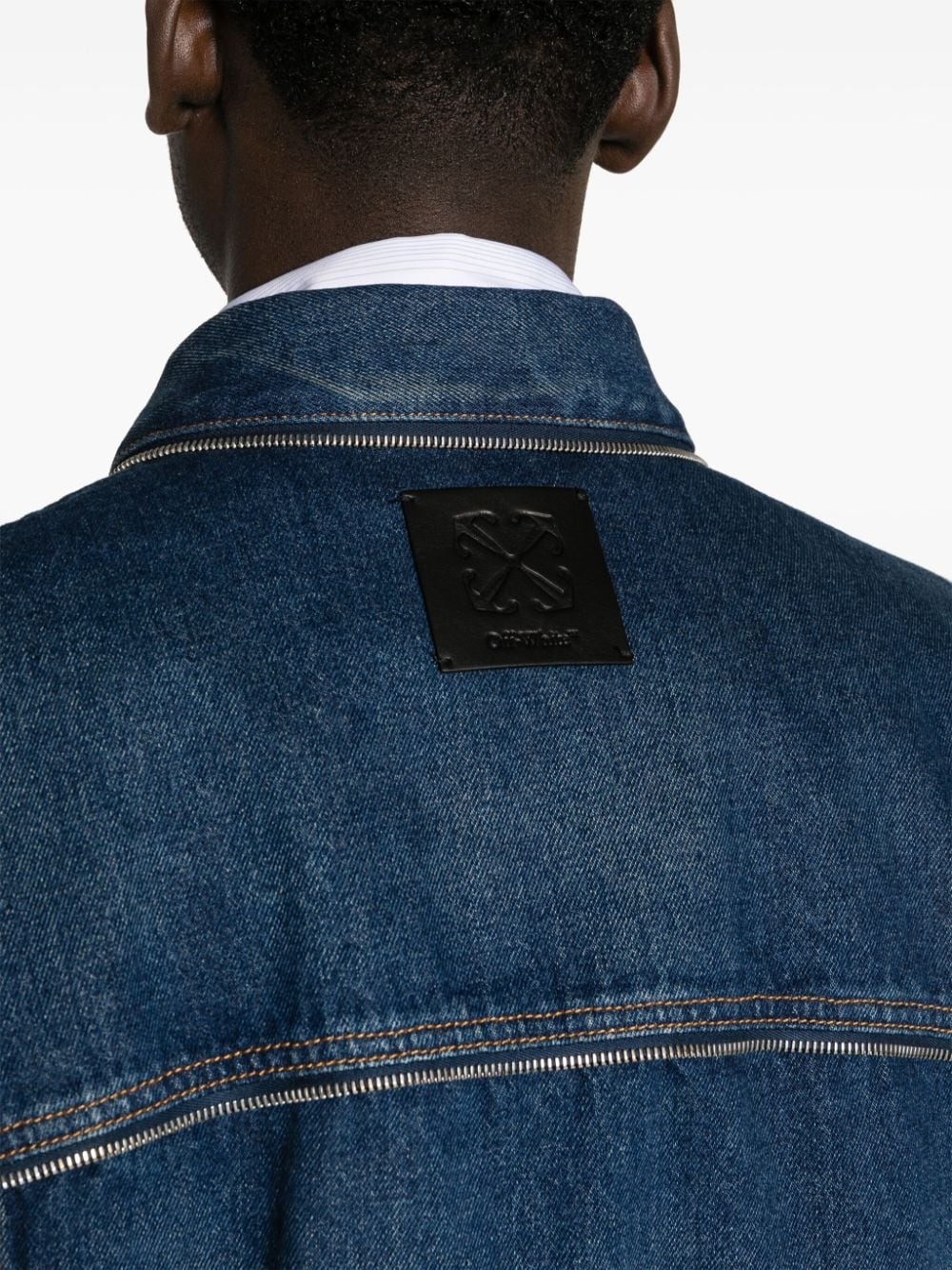 Arr Tab Zip Skate denim jacket - 5