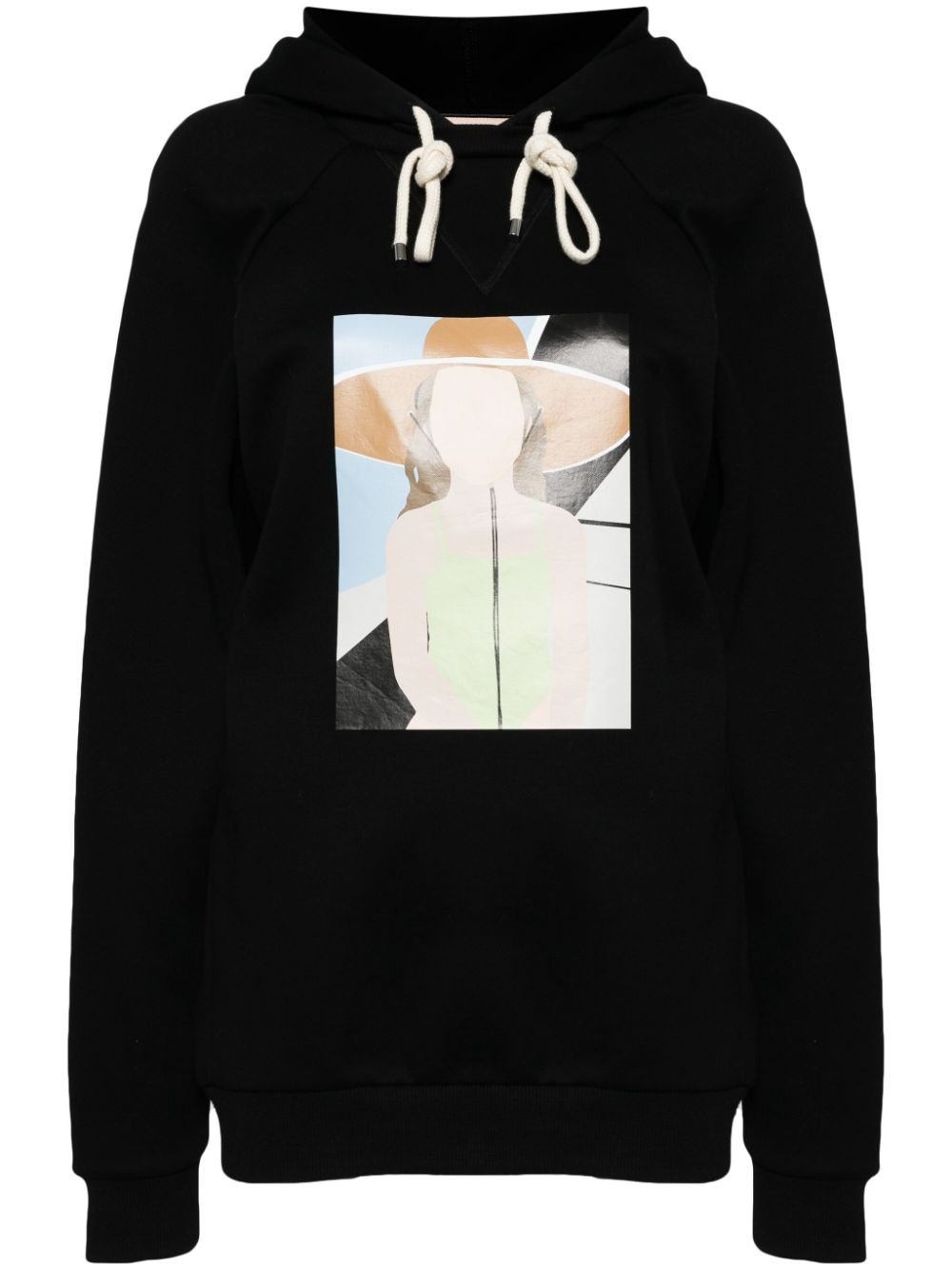 graphic-print hoodie - 1
