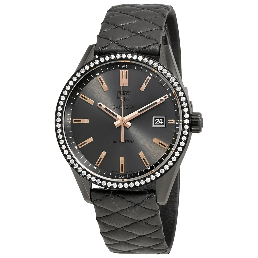 Tag Heuer Carrera Anthracite Dial Ladies Watch WAR1115.FC6392 - 1