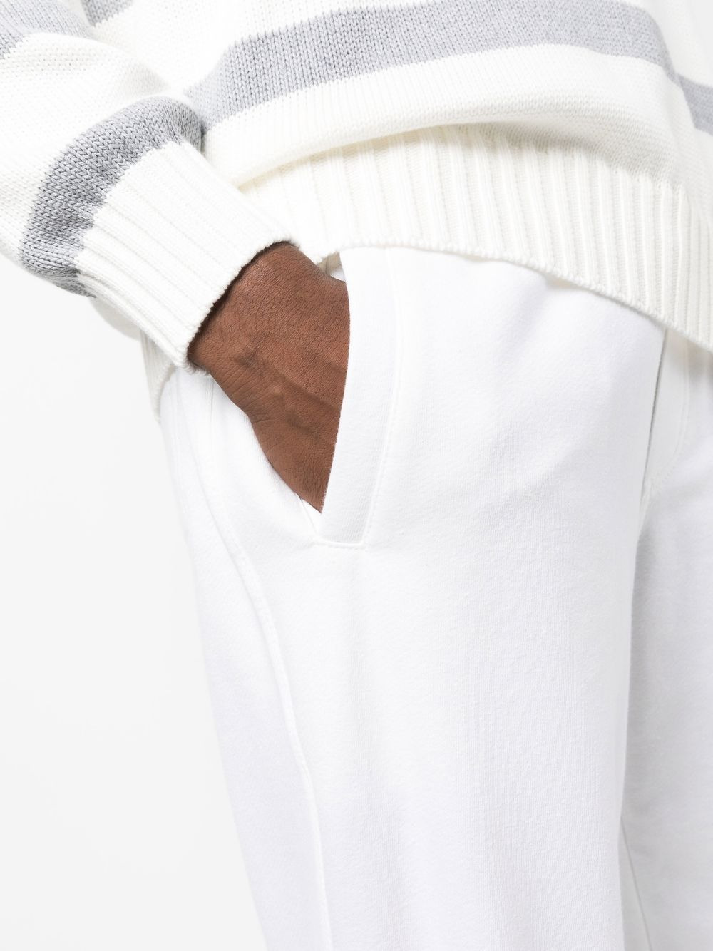 drawstring-waist track pants - 5