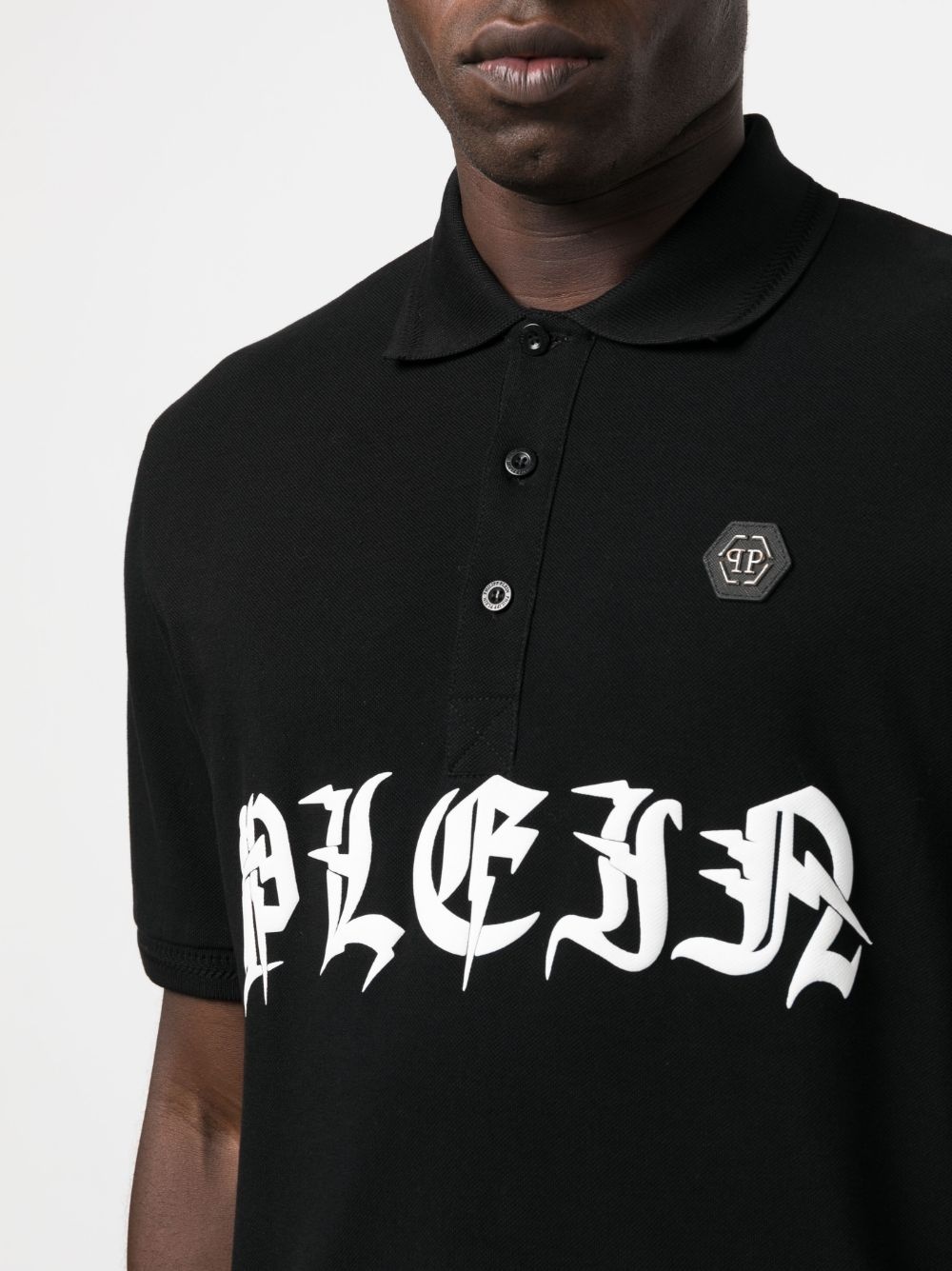 logo-print short-sleeved polo shirt - 5