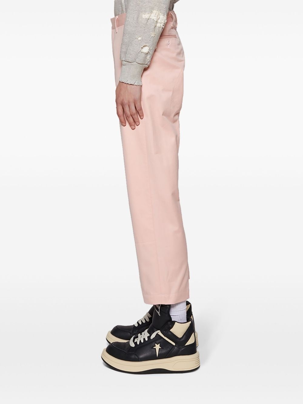 cropped cotton chinos - 4