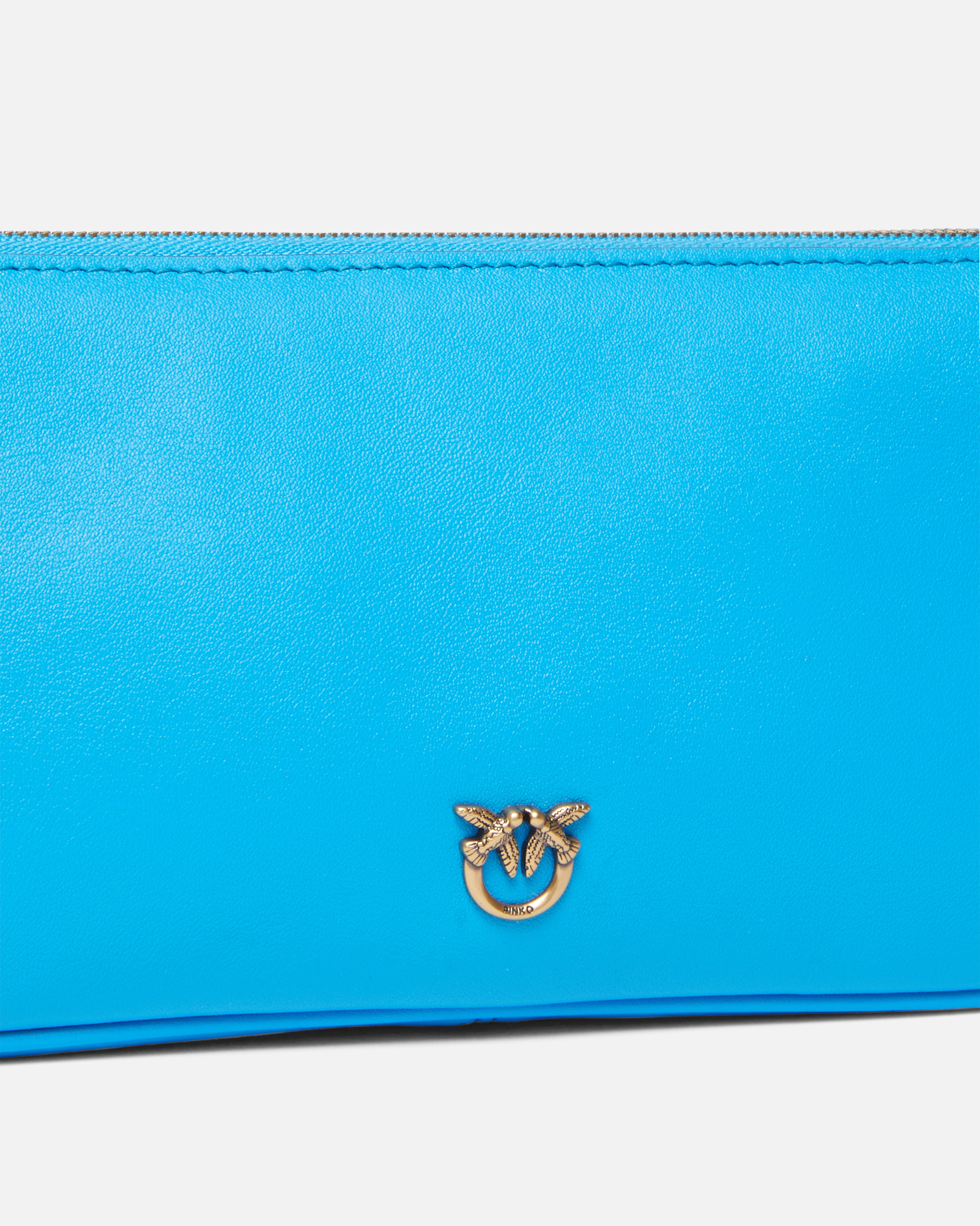 LEATHER MINI HALF MOON BAGUETTE CROSSBODY BAG - 3