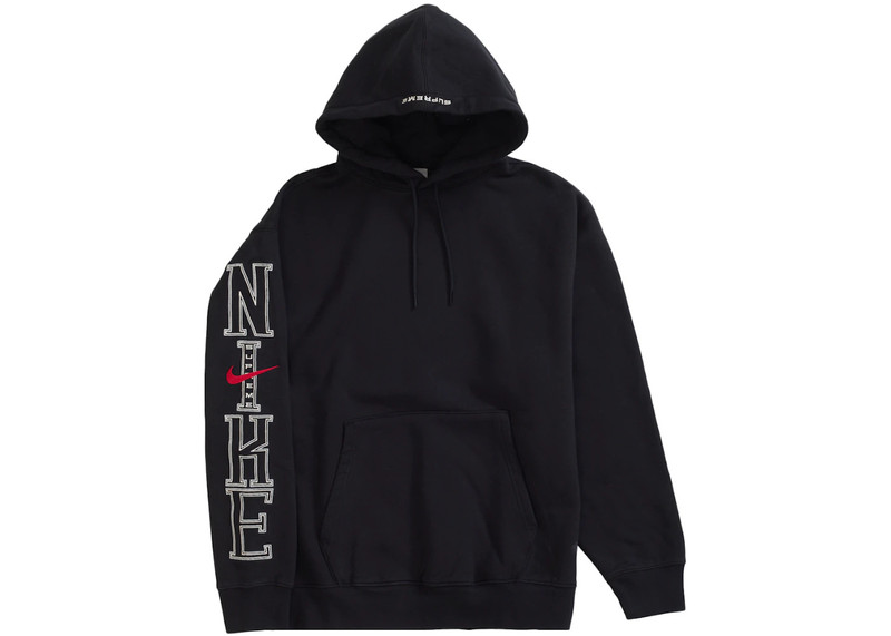Supreme Supreme Nike Hooded Sweatshirt Black outlook