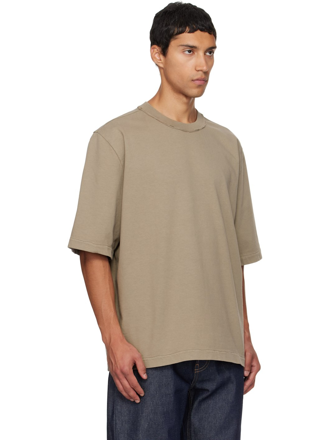 Taupe Big T-shirt - 2