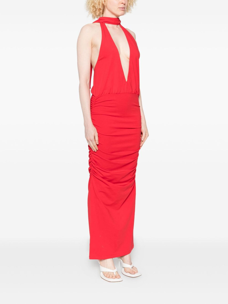 v-neck maxi dress 3