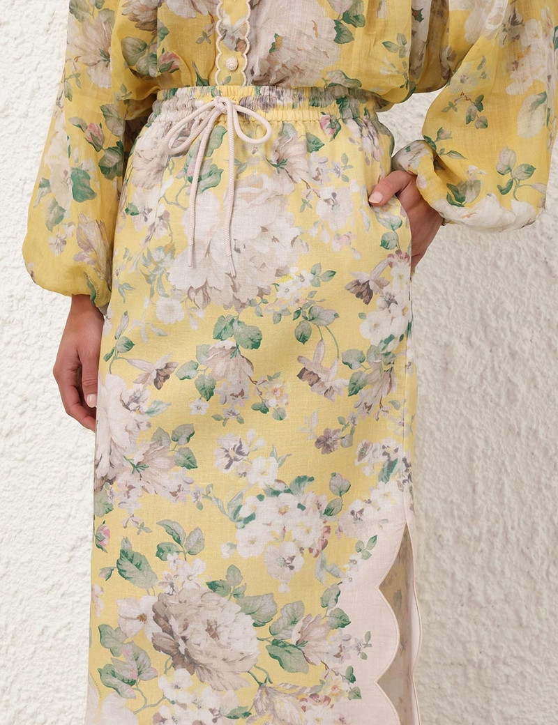 ACACIA SCALLOP MIDI SKIRT 5