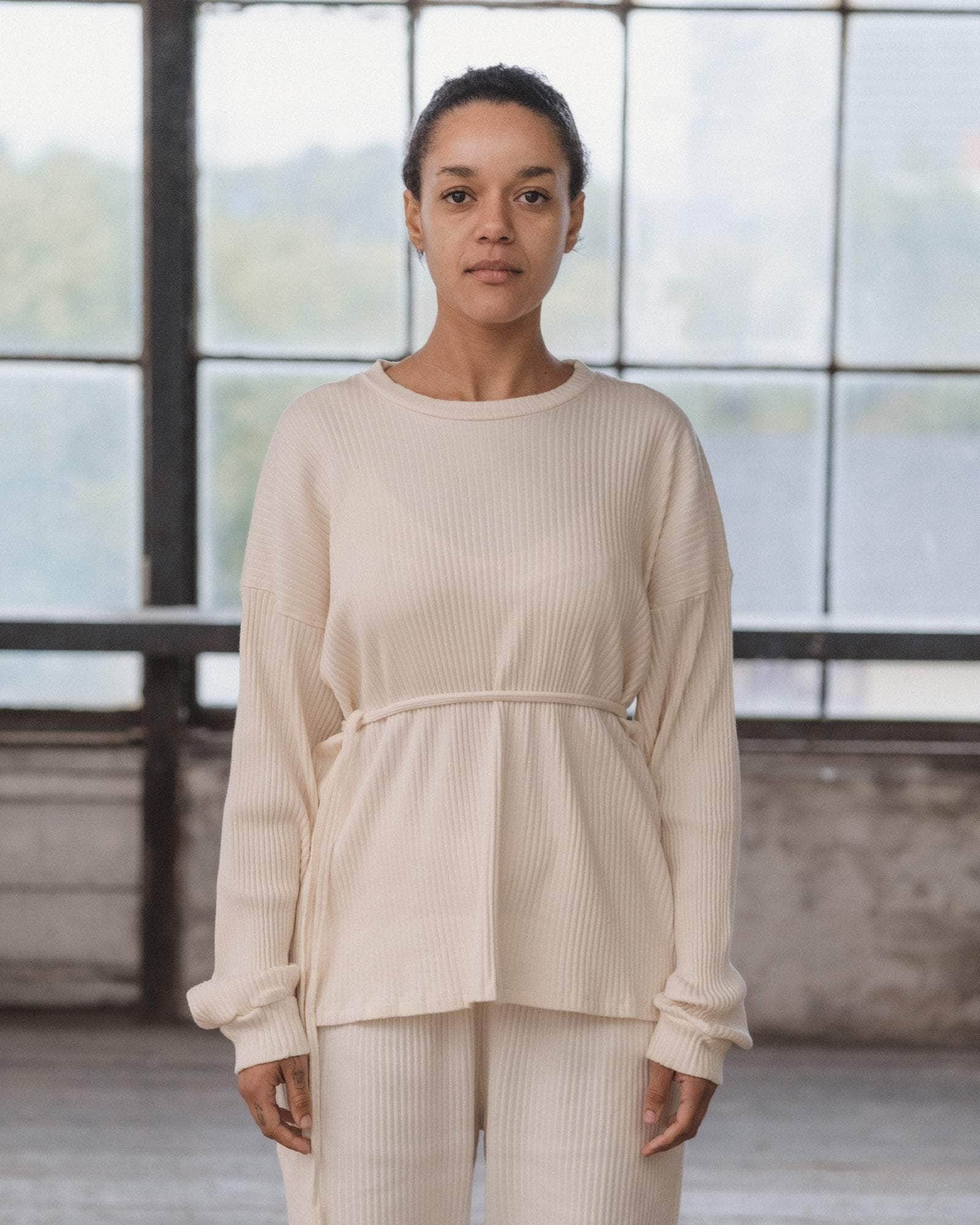 Shaw Long Sleeve - Organic Cotton Fleece - 2